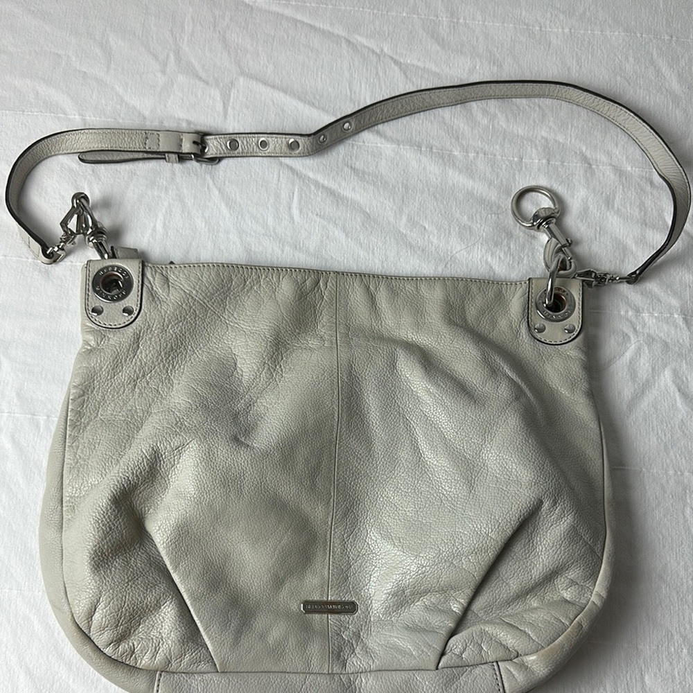 Rebecca Minkoff Ivory white Shoulder Bag with Adjustable Strap